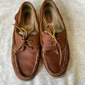 Sperry Top- sider Bluefish boat shoe, ladies 7.5, color: linen oat